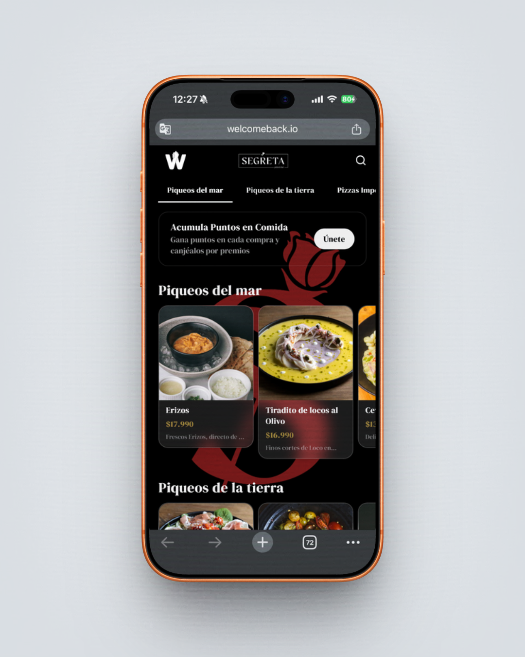 Un menú que vende por ti